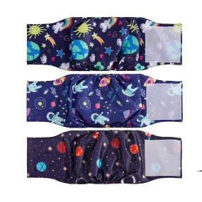 Male Dog Diapers Factory - Reusable Microfiber Leak Guard