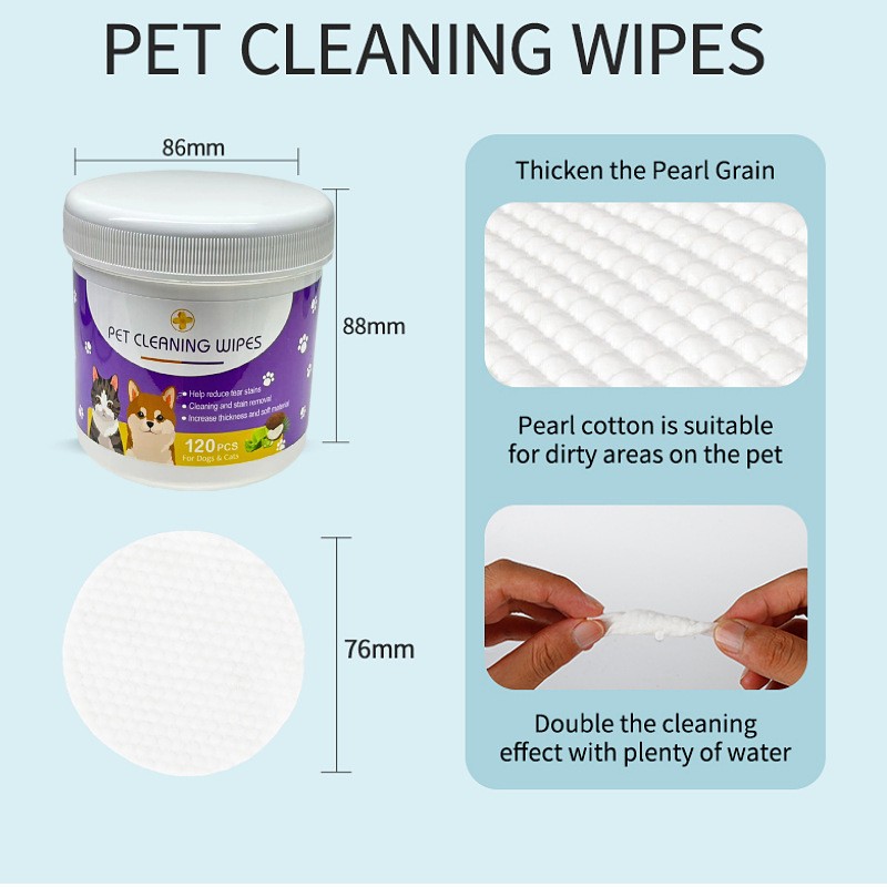 Dog Eye Wipes Factory - Biodegradable 120pcs Soft Cleaning