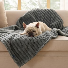 Pet Blanket Supplier - Lamb Hair Velvet Checkered Water-resistant