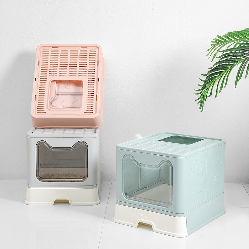 Cat Litter Box Manufacturer - Large Capacity With Grid Shovel