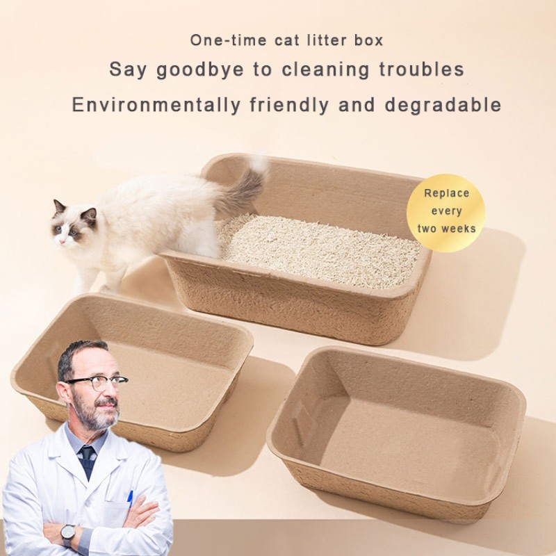 Cat Litter Box Factory - High-density Disposable Cardboard