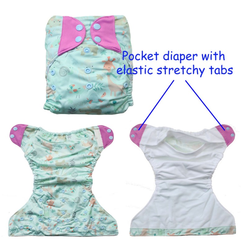 Modern Diaper Supplier - Reusable One-size Elastic Tabs