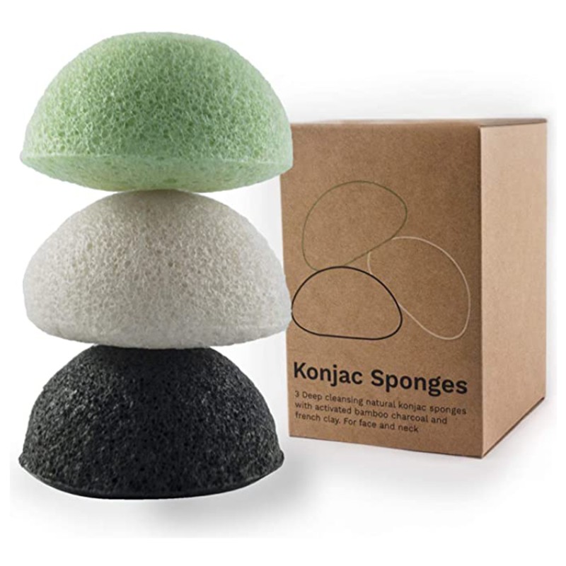 Konjac Sponge Supplier - Natural Facial Cleansing Semi-sphere