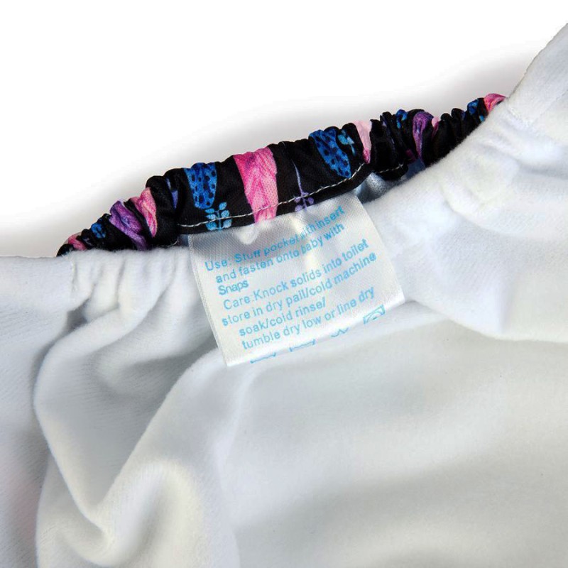 Cloth Diaper Manufacturer - Classic AIO Pocket Contrasty Tabs