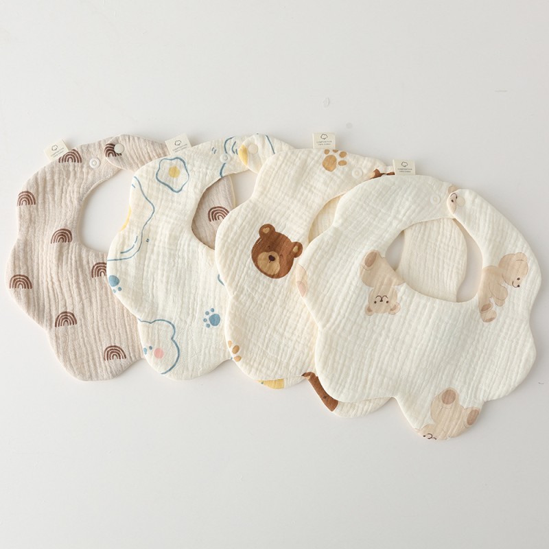 Baby Bib Manufacturer - Absorbent Organic Triangle Saliva