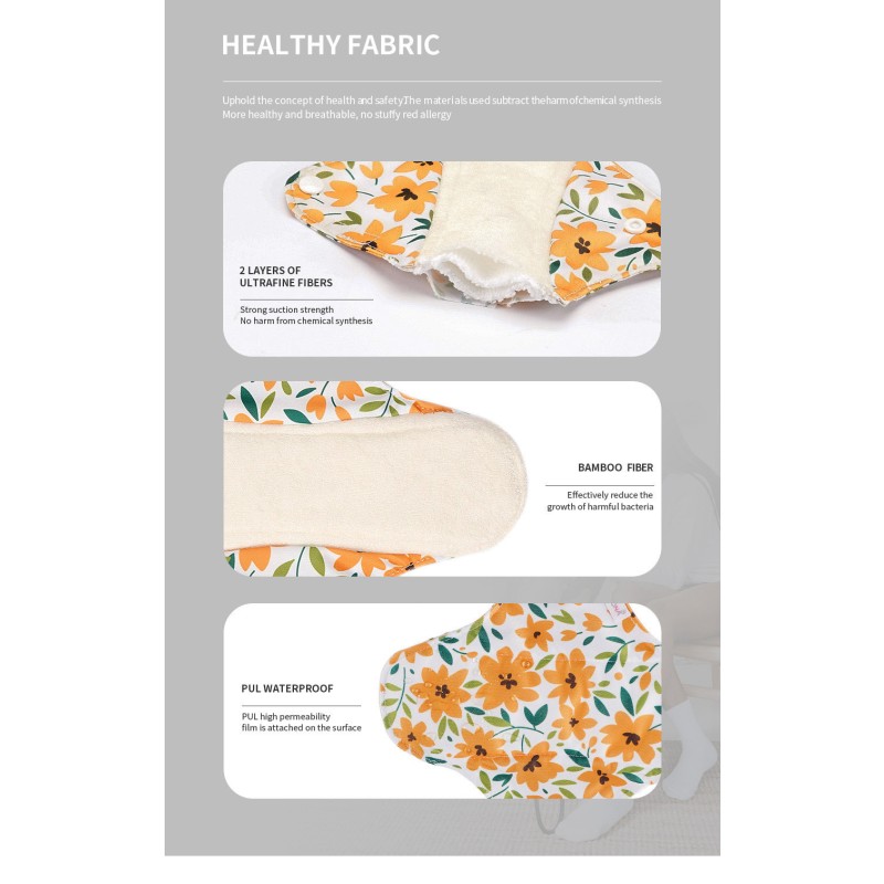 Menstrual Set Manufacturer - 4 Size Pack Washable Bamboo