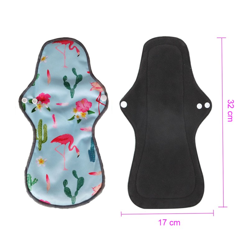 Cloth Pad Factory - Large Bamboo Charcoal Super Absorbent