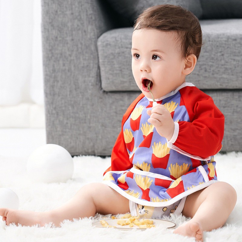 Baby Bib Manufacturer - Easy Wipe Oil Stain Proof Full-length