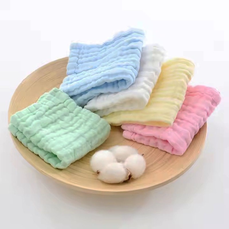 Baby Towel Manufacturer - 100% Cotton Creped Washcloth