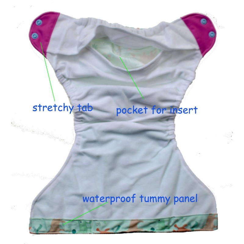 Modern Diaper Supplier - Reusable One-size Elastic Tabs