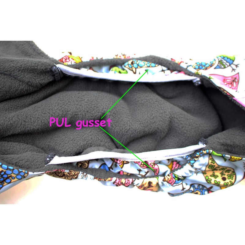 Cloth Diaper Factory - Printed AIO 3D Double Gussets