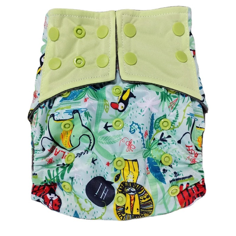 Cloth Diaper Supplier - Washable Bamboo Charcoal Contrasty