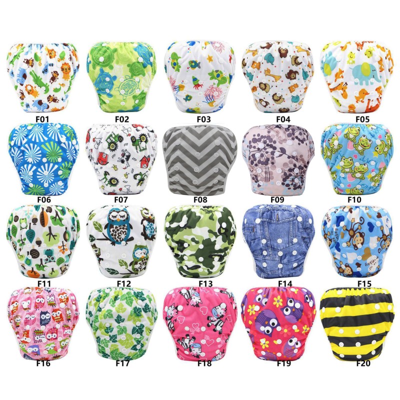 Swimming Nappy Manufacturer - Reusable Cotton Printed Leak Guard
