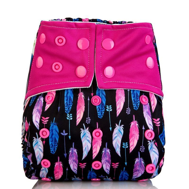 Cloth Diaper Manufacturer - Classic AIO Pocket Contrasty Tabs