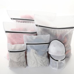 Laundry Bag Supplier - Polyester Mesh Net Zipper