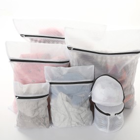 Laundry Bag Supplier - Polyester Mesh Net Zipper