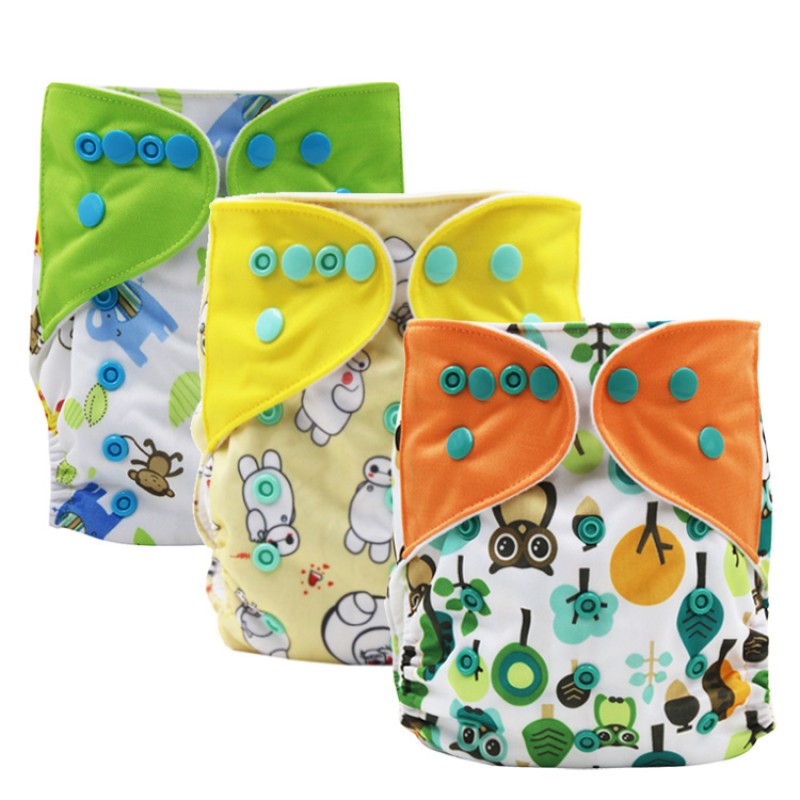 Cloth Diaper Factory - Reusable One-size Solid Tabs