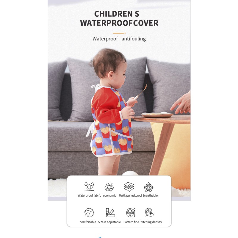 Baby Bib Manufacturer - Easy Wipe Oil Stain Proof Full-length