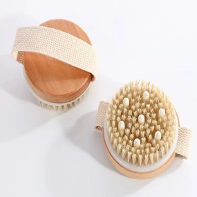 Body Brush Manufacturer - Custom Wood Oval Exfoliating