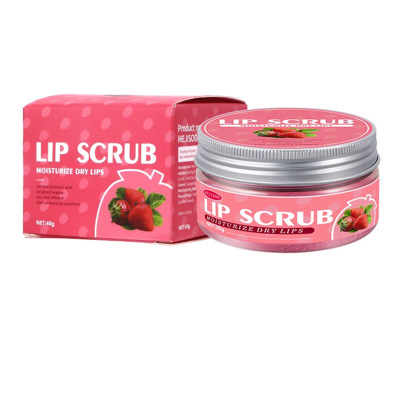 Lip Scrub Supplier - Customized Logo Natural Sugar Private Label Softening