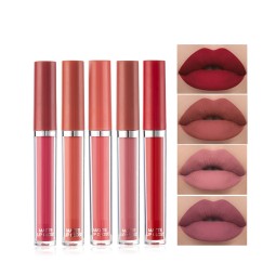 Matte Lip Glaze Supplier - 12 Color Liquid Lipstick Waterproof Non-stick