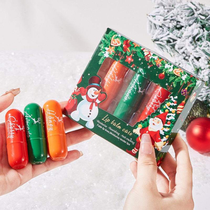Lip Balm Manufacturer - Natural Custom Christmas Makeup Repair Care