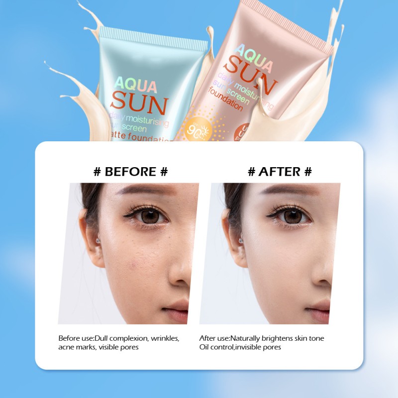 Sunscreen Cream Manufacturer - Private Label Moisturizing Waterproof Whitening SPF50