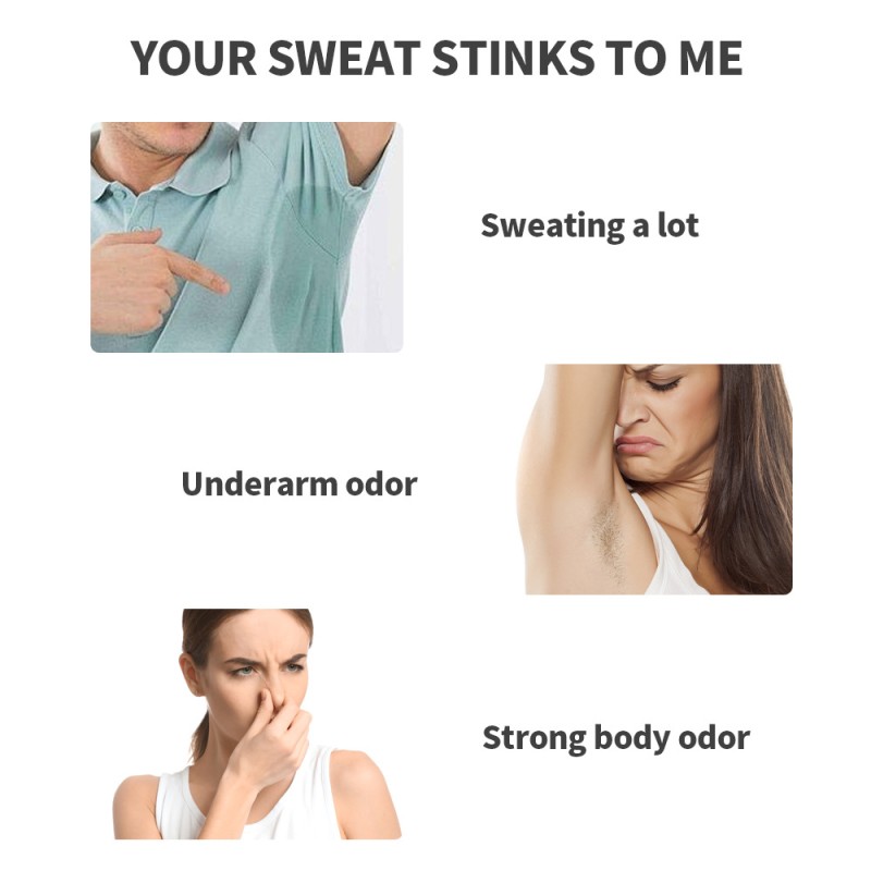 Underarm Cream Supplier - New Herbal Plant Extraction Anti Sweat Odor