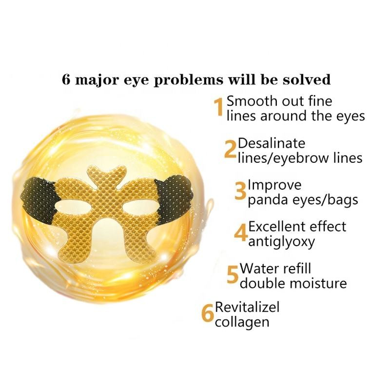Eye Mask Supplier - Wholesale Hydrogel Collagen Dark Circles Removal 24k