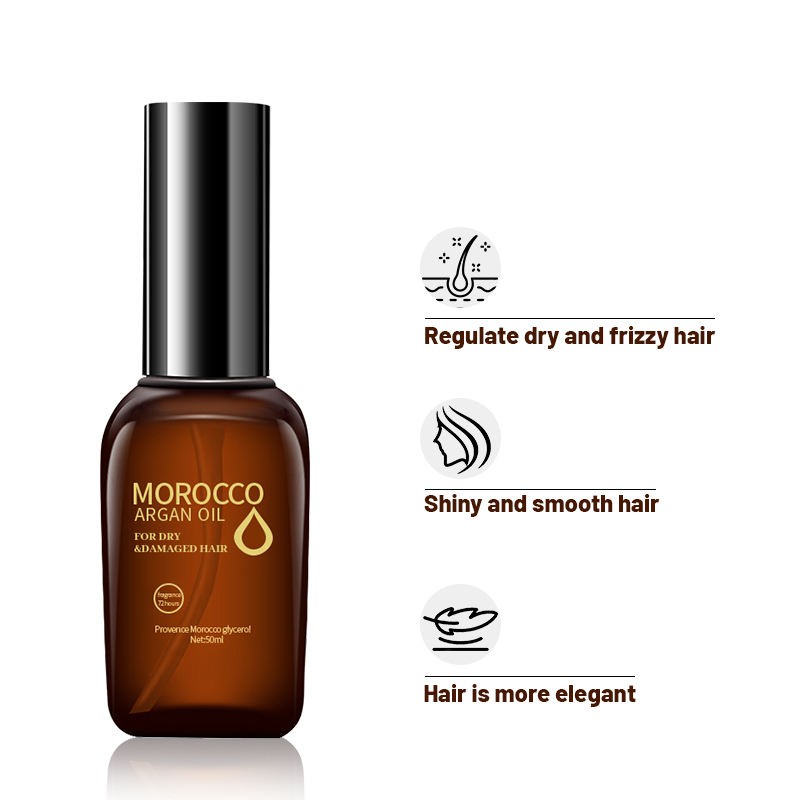 Hair Serum Supplier - Private Label ODM Argan Oil Shiny Organic Smoothing