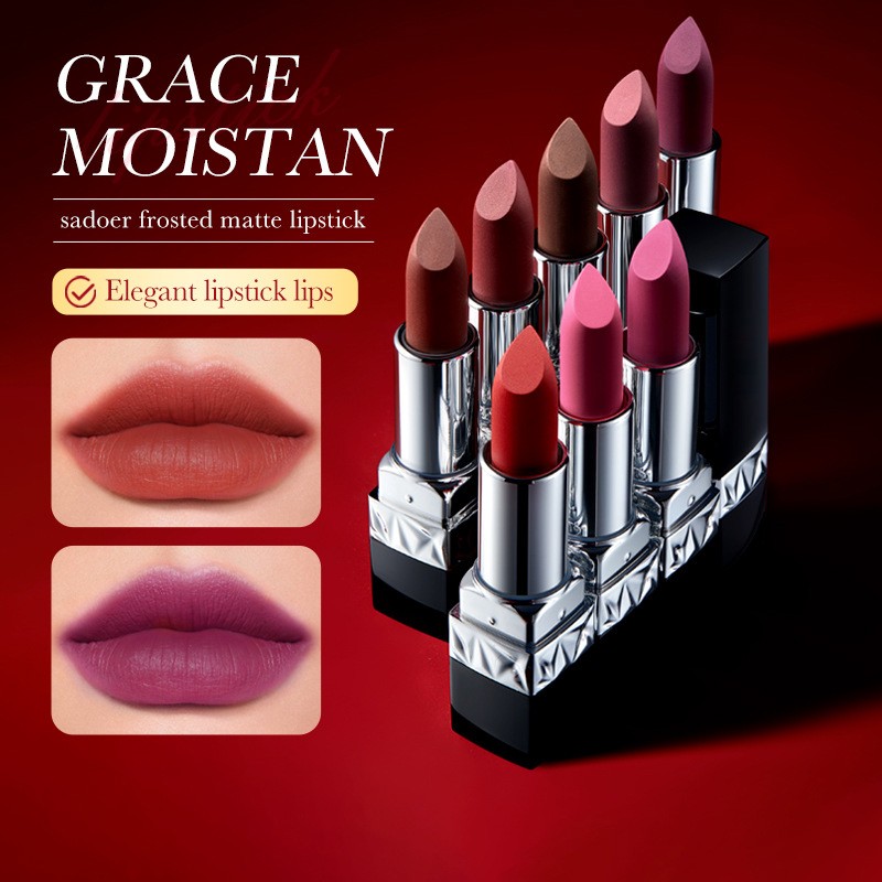 Lipstick Supplier - Hot Sale 12 Color Waterproof Velvet Matte Long Lasting