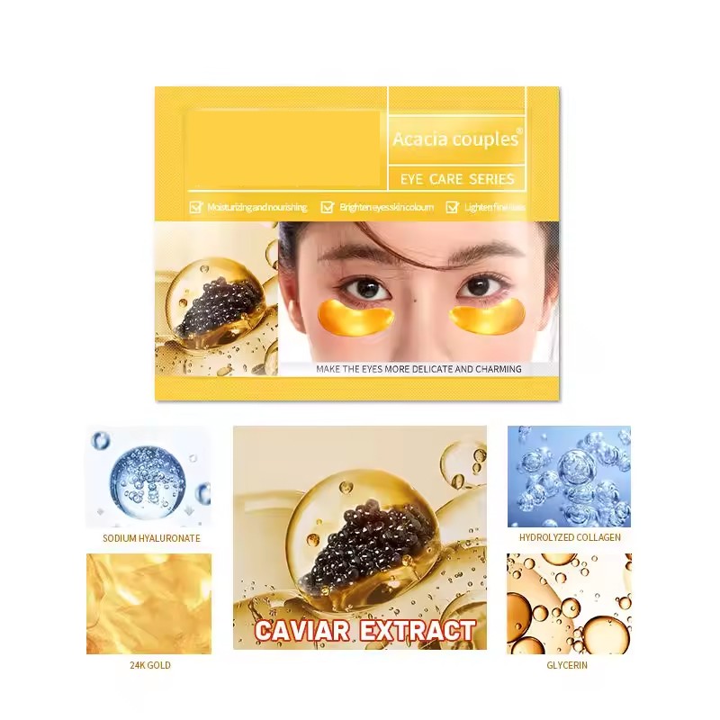 Eye Patch Manufacturer - Hot Product Caviar Hydrogel Collagen 24k Gold