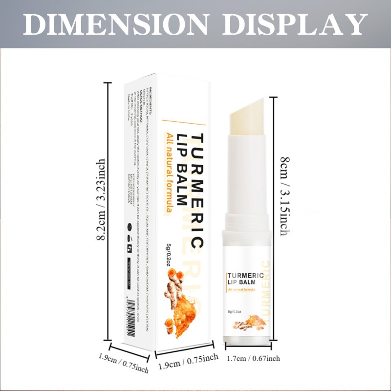 Lip Balm Factory - Moisturizing Hydrating Nourishing Turmeric Lip Care