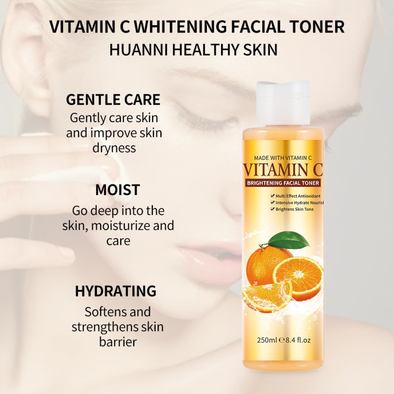 Vitamin C Toner Manufacturer - Hot Sale 250ml Moisturizing Brightening Facial