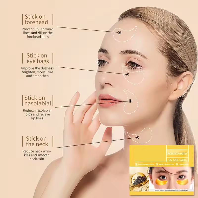 Eye Patch Manufacturer - Hot Product Caviar Hydrogel Collagen 24k Gold