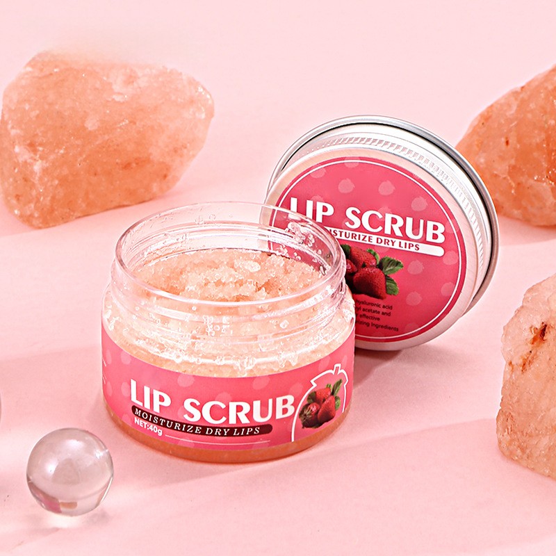 Lip Scrub Supplier - Customized Logo Natural Sugar Private Label Softening