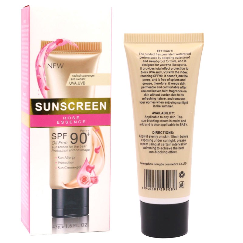 Facial Sunscreen Supplier - Custom Logo Natural Organic Sun Protection Moisturizing