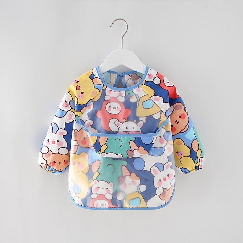 Children's Bib Manufacturer - Long-Sleeved Waterproof Apron