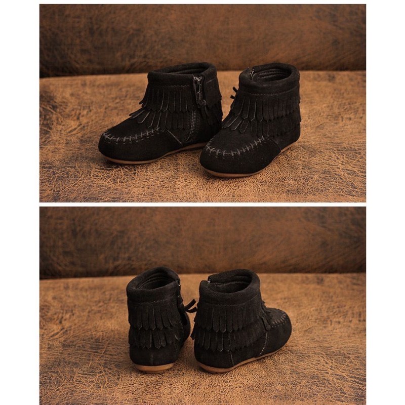 Ankle Boots Manufacturer - Genuine Leather Side Zipper
