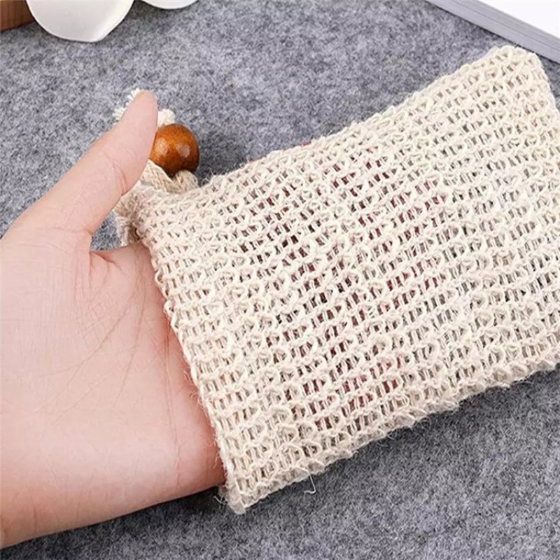 Soap Bag Manufacturer - Custom Logo Sisal Mesh