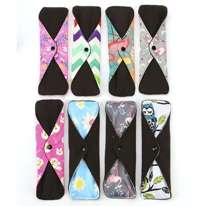 Sanitary Pad Supplier - Charcoal Bamboo Washable