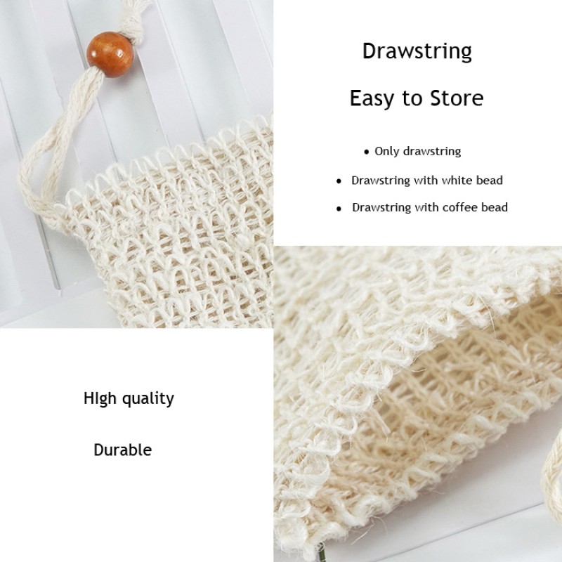 Soap Bag Manufacturer - Custom Logo Sisal Mesh