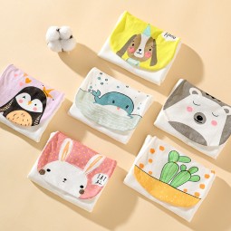 Baby Shawl Manufacturer - 6-Layer Cotton Cartoon