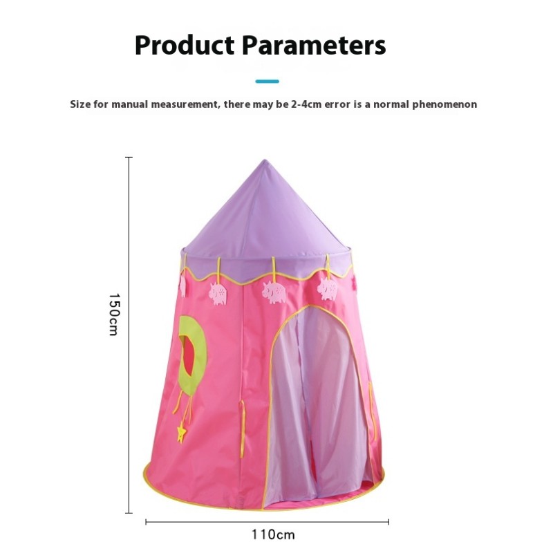 Play Tent Factory - Soft Foldable Princess House