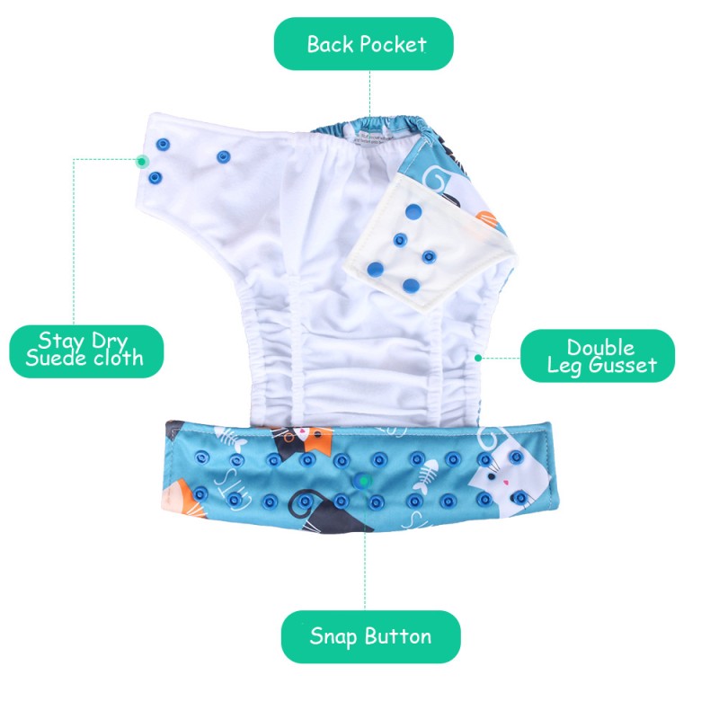 Baby Diaper Manufacturer - Adjustable Reusable Printed