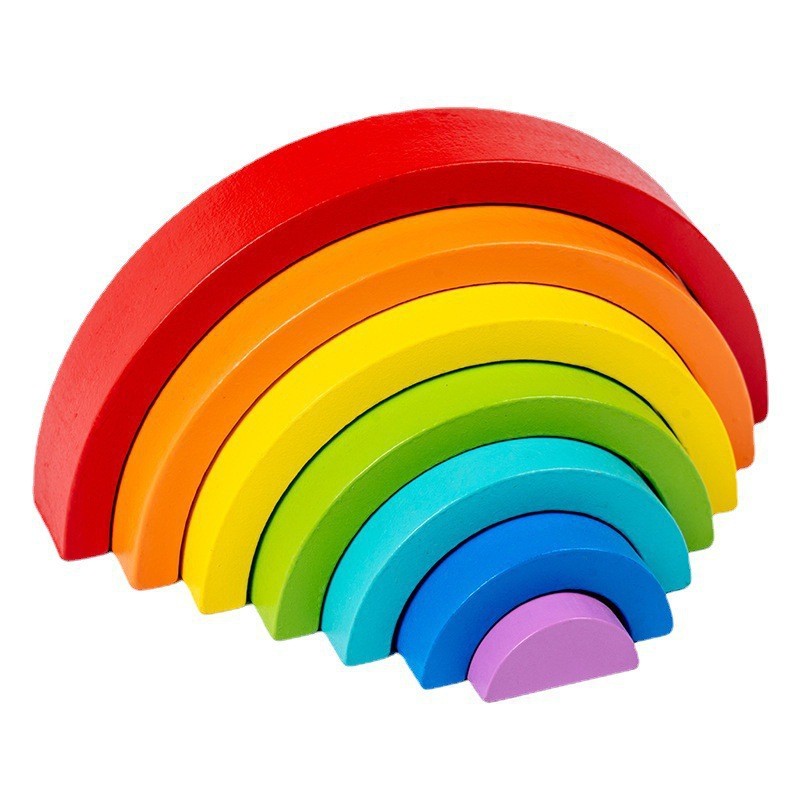 Building Blocks Factory - DIY Rainbow Stacking Set