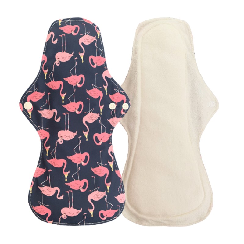 Women's Pads Factory - Flamingo Print Heavy Flow