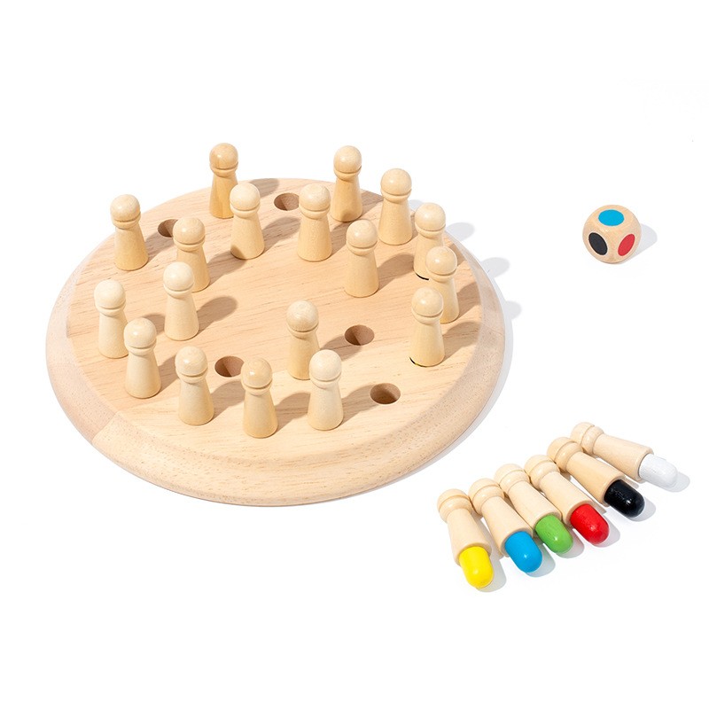 Chessboard Manufacturer - Wood Color Memory Game