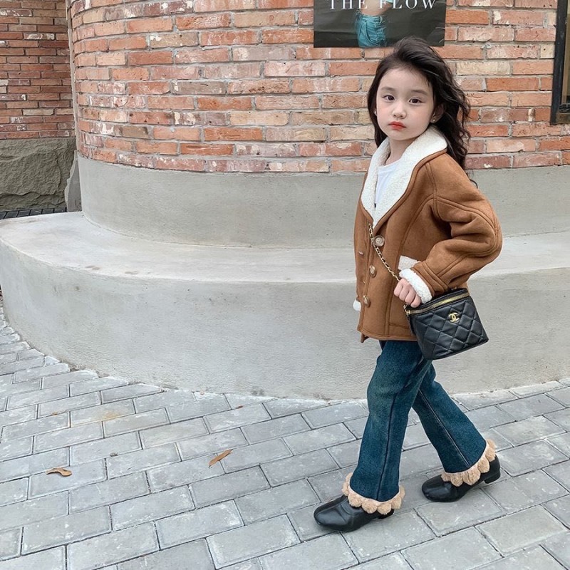 Baby Pants Factory - Printed Bell-Bottoms Knitted