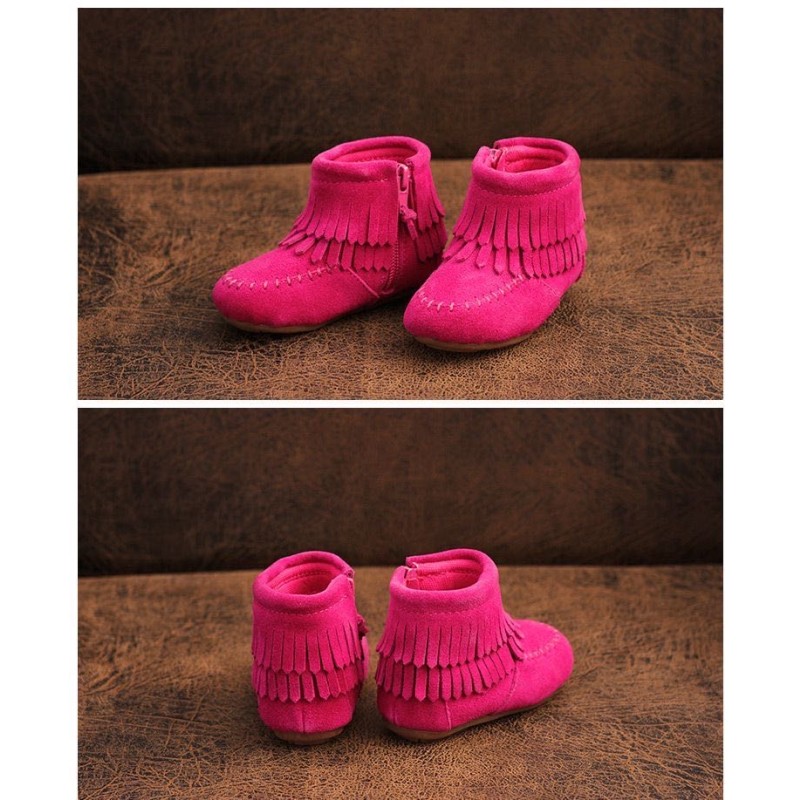 Ankle Boots Manufacturer - Genuine Leather Side Zipper